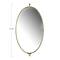 27&#x22; Gold Pivoting Oval Wall Mirror